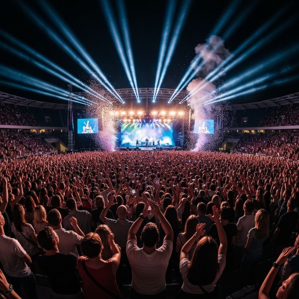 Koncert a stadionban